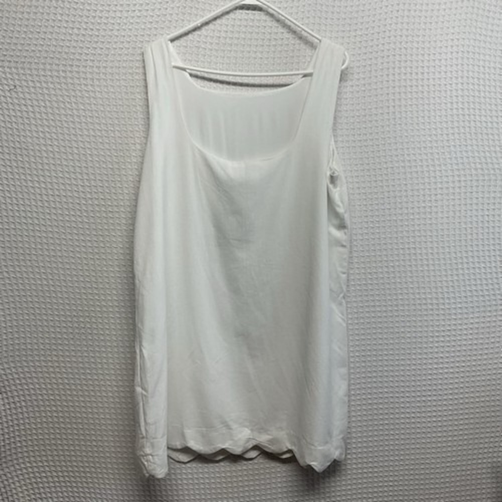 NWT Kate Spade Target White Lined Sleeveless Mini Shift Dress Women XL China
